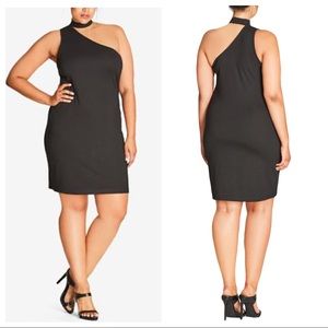 NWT! City Chic Plus Size Choker-Neck Bodycon Dress